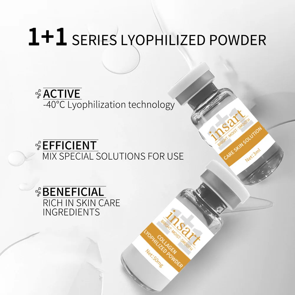 Anti-Aging Collagen Lyophilized Powder Facial Serum | Firming Set