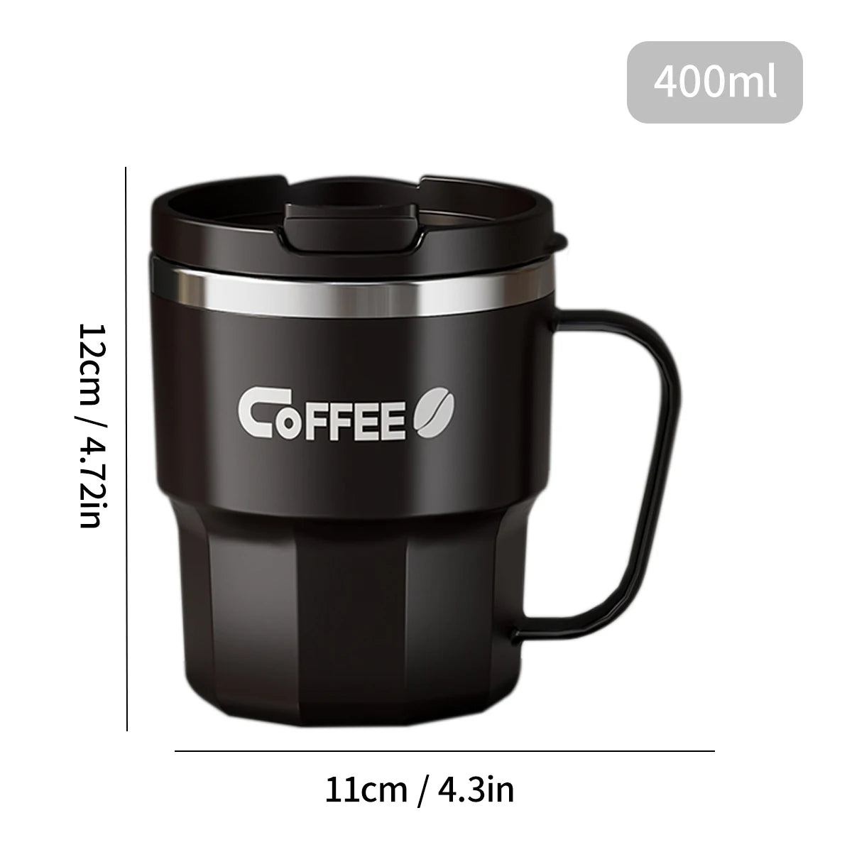 Double Layer Stainless Steel Coffee Mug | Insulated Drinkware