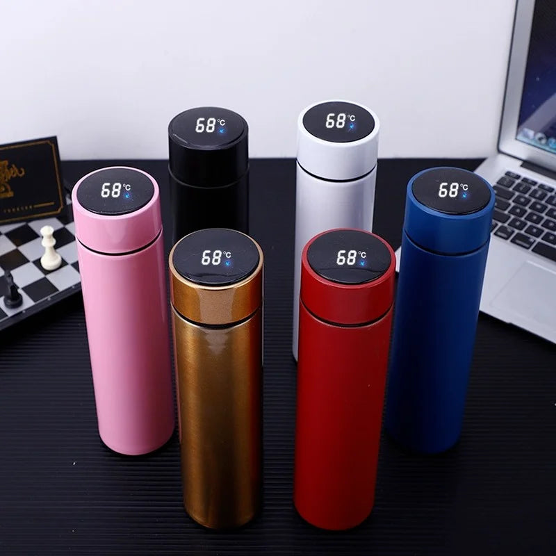 500ML Smart Insulated Water Bottle with Temperature Display