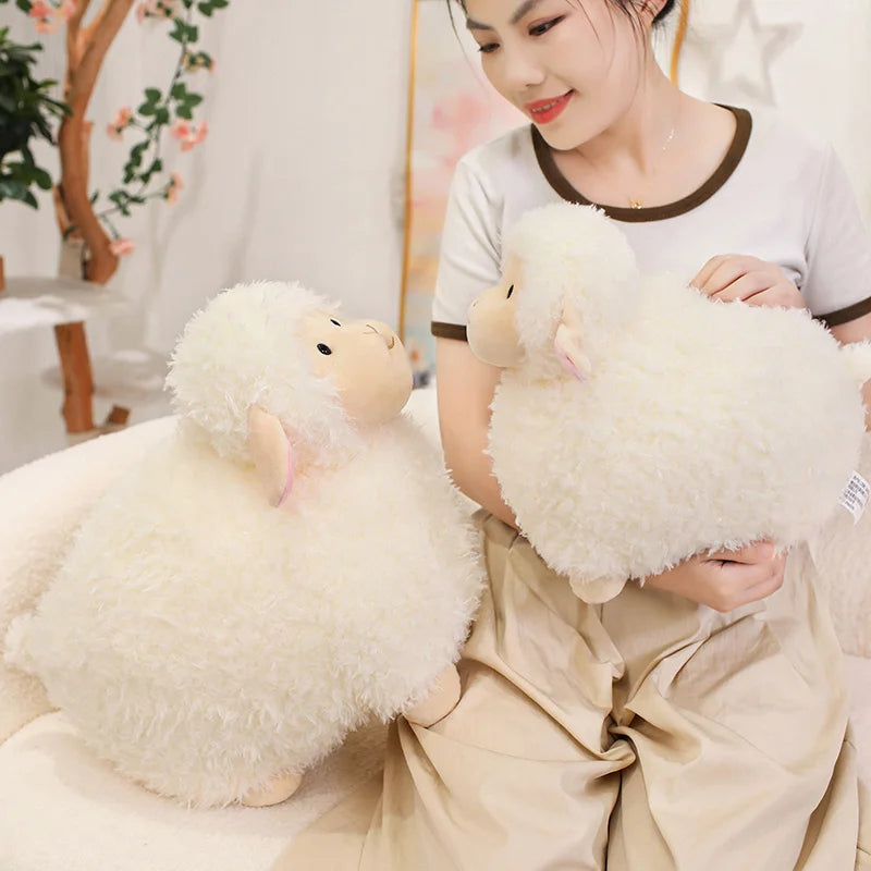 Soft Cotton Candy Plush Sheep Toys | Adorable Stuffed Alpaca Dolls