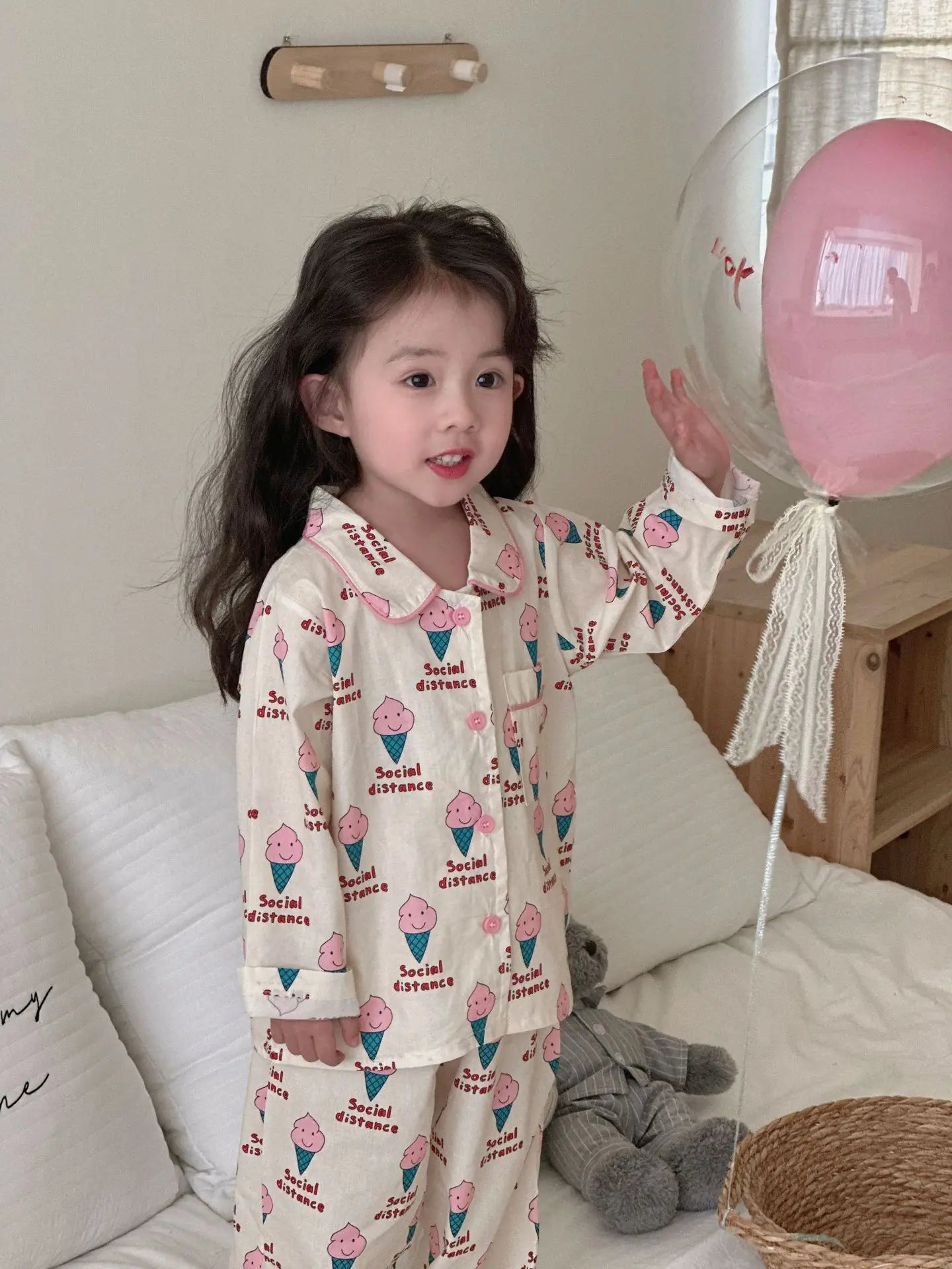 Spring Children's Cartoon Homewear Outfits | Cute Pajamas Set