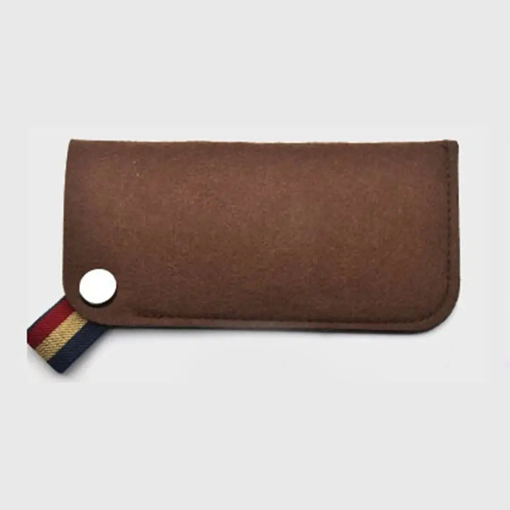 Colorful Felt Sunglasses Storage Bags for Men and Women