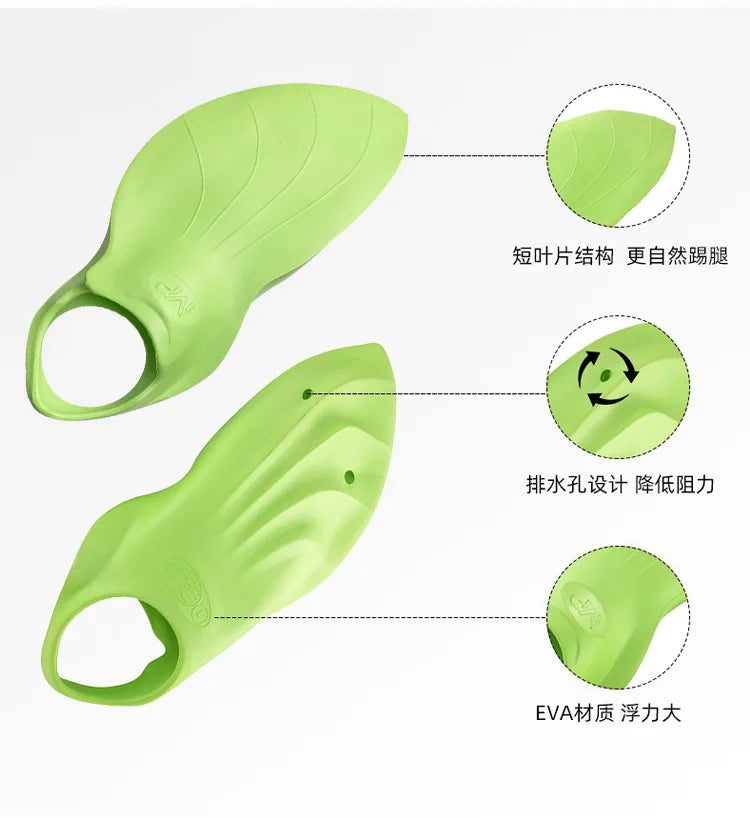 Flexible Soft Comfort Swimming Fins for Diving & Snorkeling