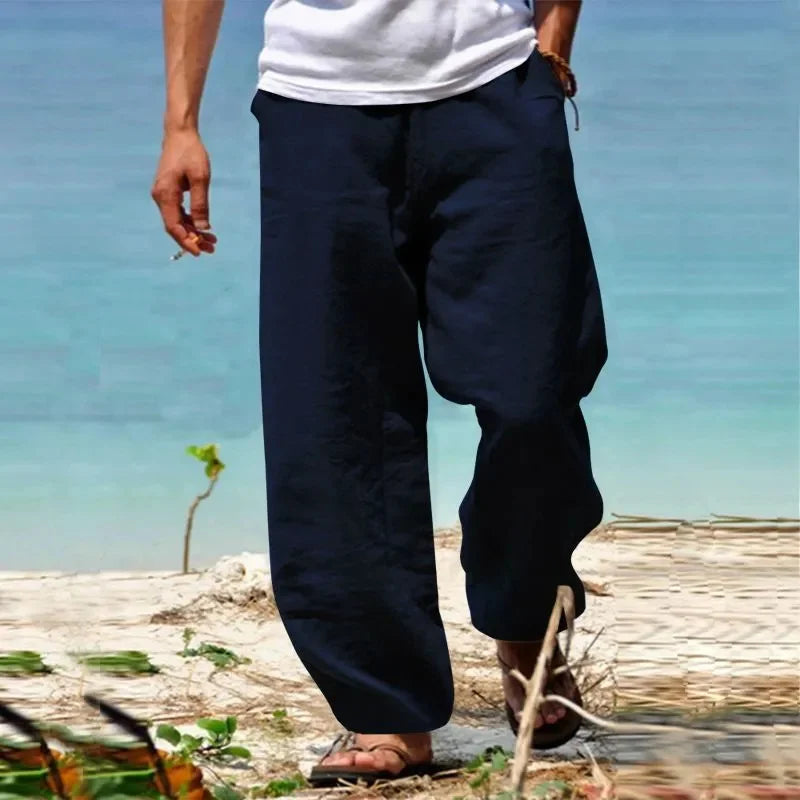 Men's Breathable Beach Pants | Casual Loose Trousers for Summer