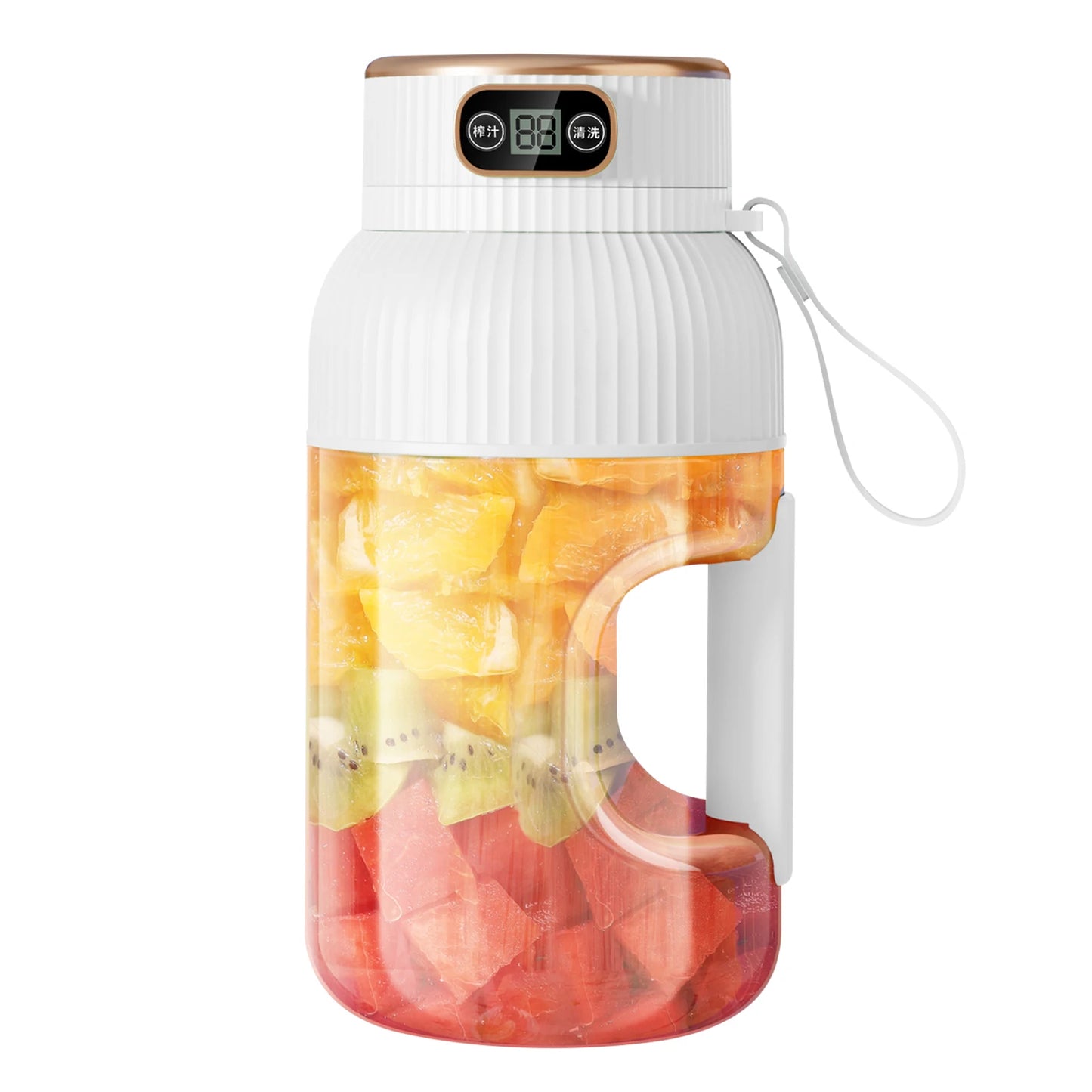 Portable Electric Fruit Juicer Cup | Large Capacity Smoothie Maker