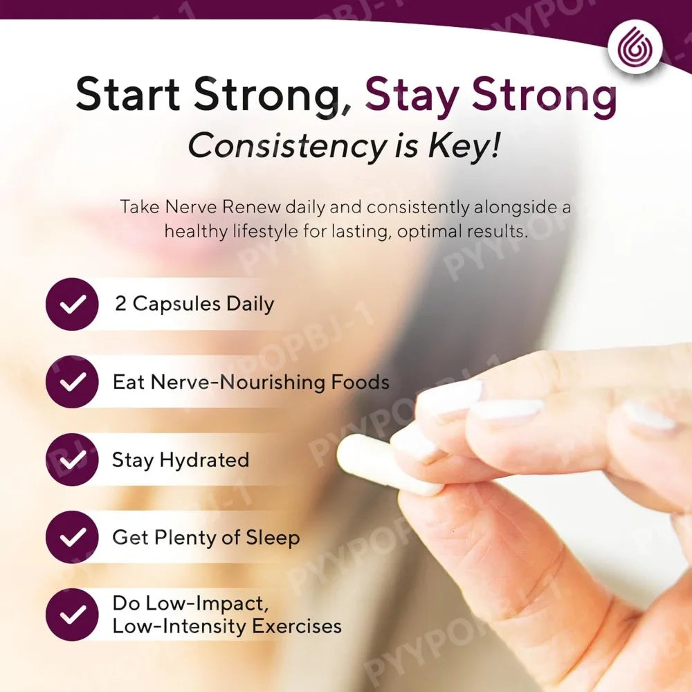Natural Nerve Discomfort Relief Capsules | Fast-Acting Support