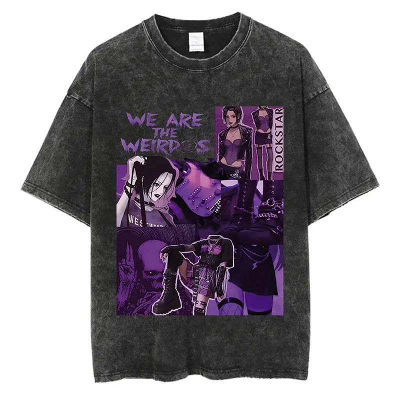 Vintage Anime Graphic T-Shirt | Harajuku Streetwear Summer Style
