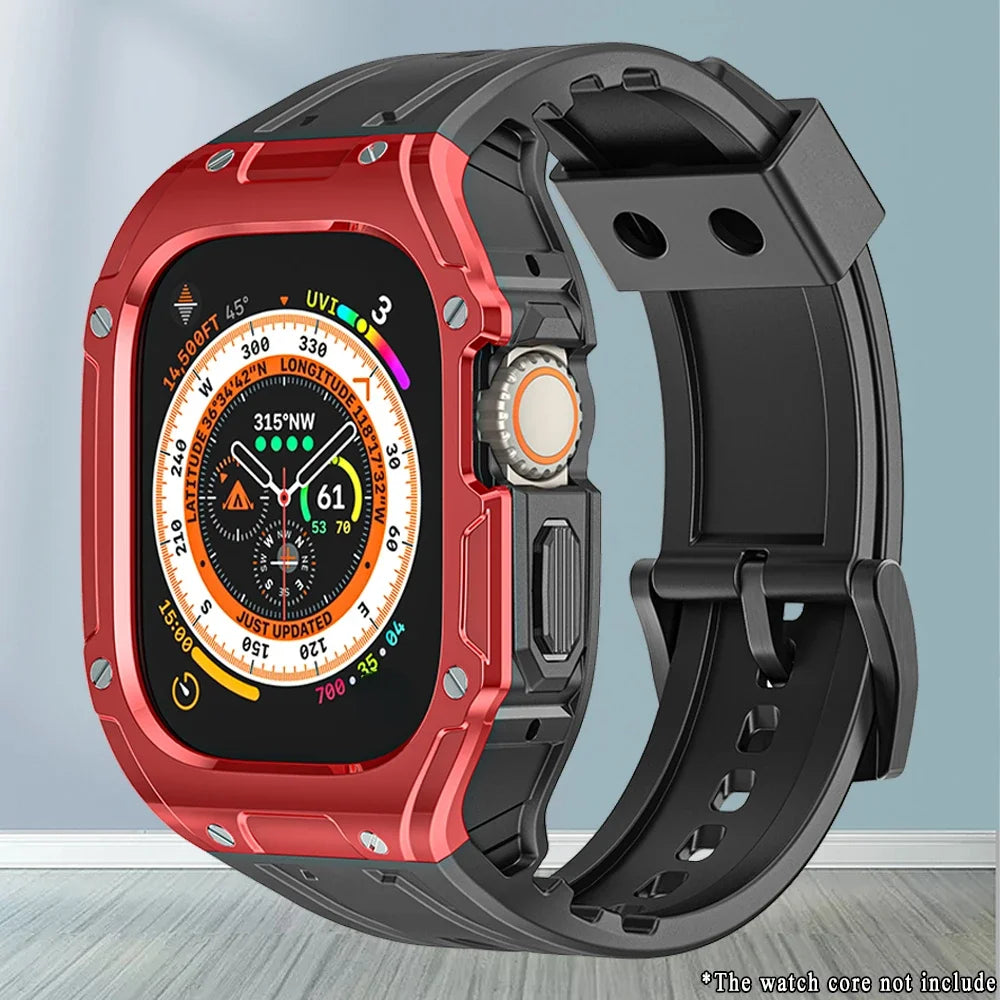 TPU Case and Sport Rubber Strap for 49mm Smartwatch | Durable & Stylish