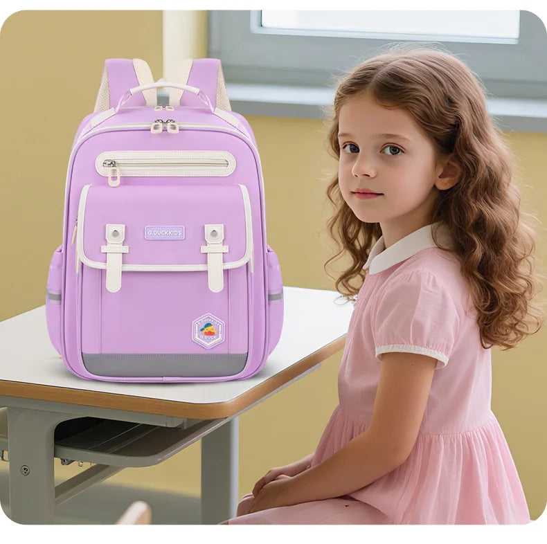 Ergonomic Kids Backpack for Grades 1-6 | Large Capacity School Bag