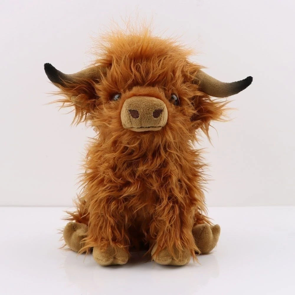 Funny Highland Cow Plush Toy | Soft Cuddly Stuffed Animal