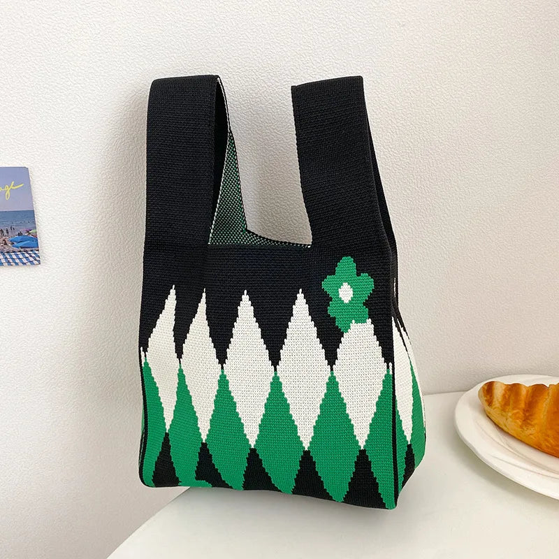 Stylish Women's Woven Tote Bag | Trendy Handbag & Gift Bag