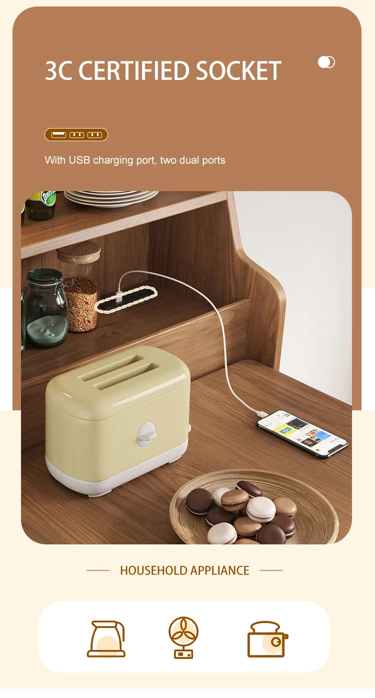 Modern Retractable Folding Dining Table | Space Saving Design