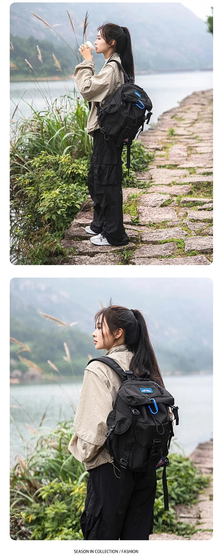 Fashion Travel Backpack for Adventurers | Multifunctional Hiking Bag
