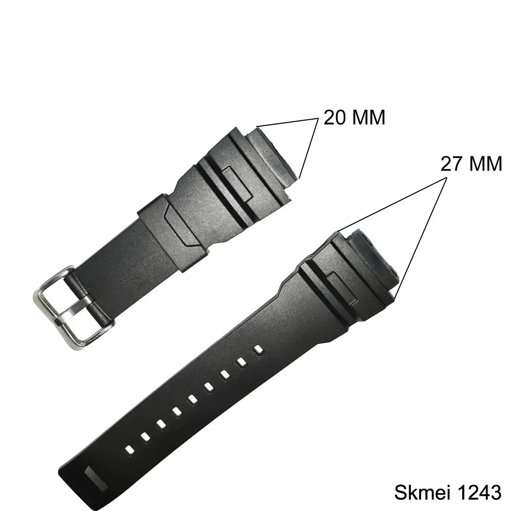 Durable PU/Rubber Watch Bands | Adjustable & Stylish Strap Upgrade