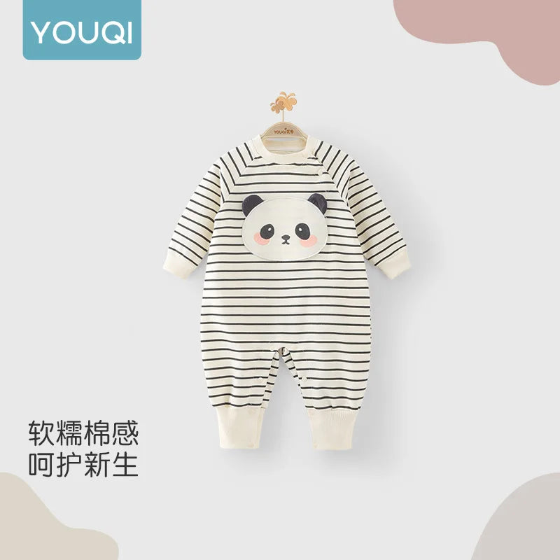 Cotton Striped Baby Romper | Soft & Adorable Newborn Jumpsuit