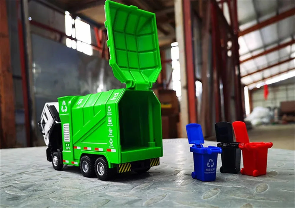 Electric Vacuum Cleaner Garbage Truck Model Toy for Kids
