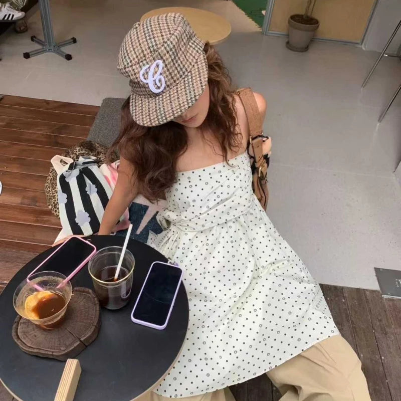 Retro Embroidered Duckbill Caps | Casual Leopard Print Baseball Hat