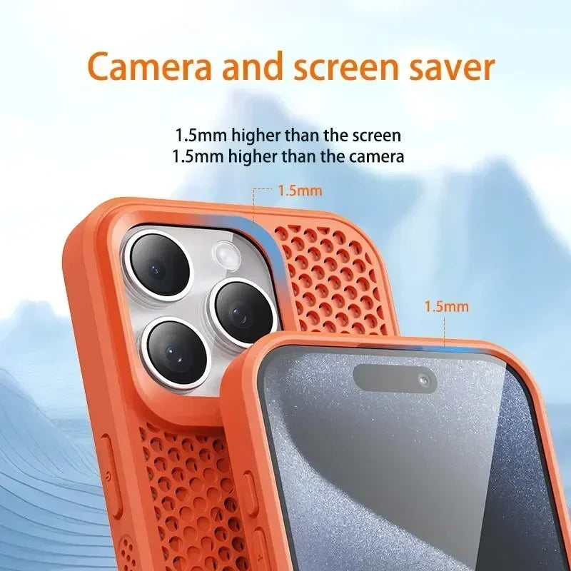 Cooling Heat Dissipation Phone Case | Magnetic Protection for iPhone