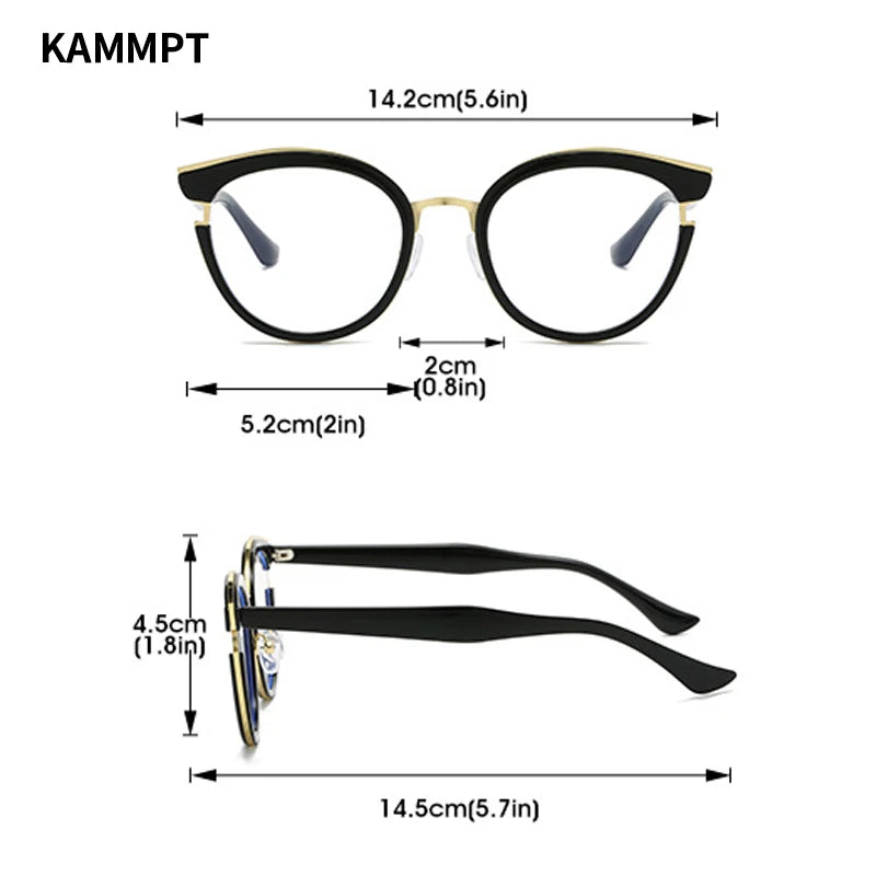 Stylish Cat Eye Eyeglasses | Trendy Colorful Computer Specs