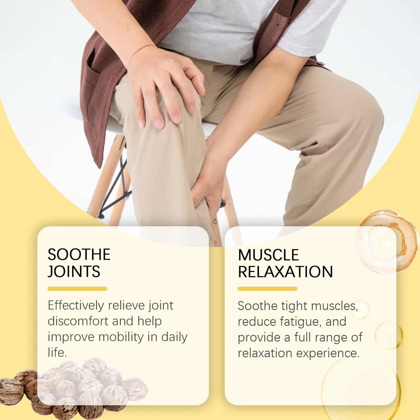 Soothing Joint Massage Oil | Nourishing Plant-Based Body Oil