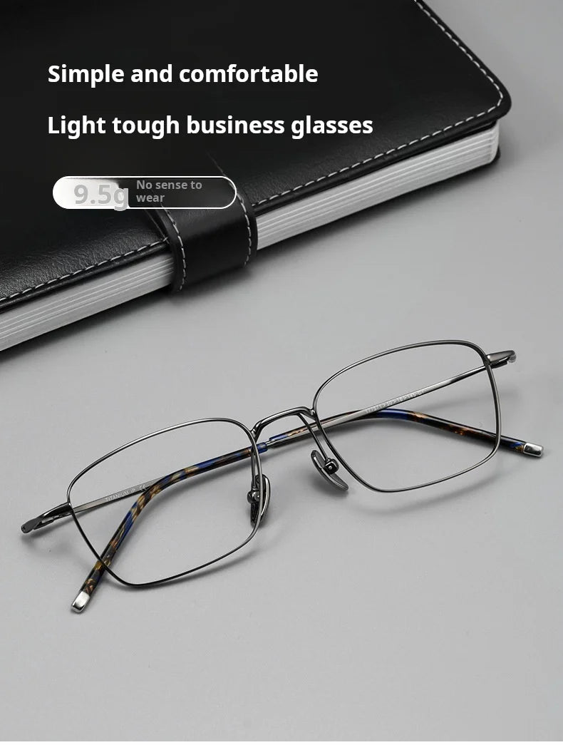 Stylish Titanium Prescription Glasses | Unisex Retro Eyewear