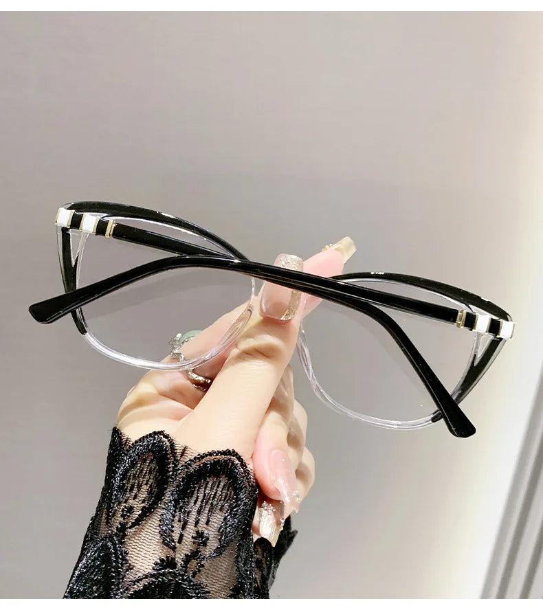 High Definition Anti Blue Light Cat Eye Glasses | Stylish Eye Protection
