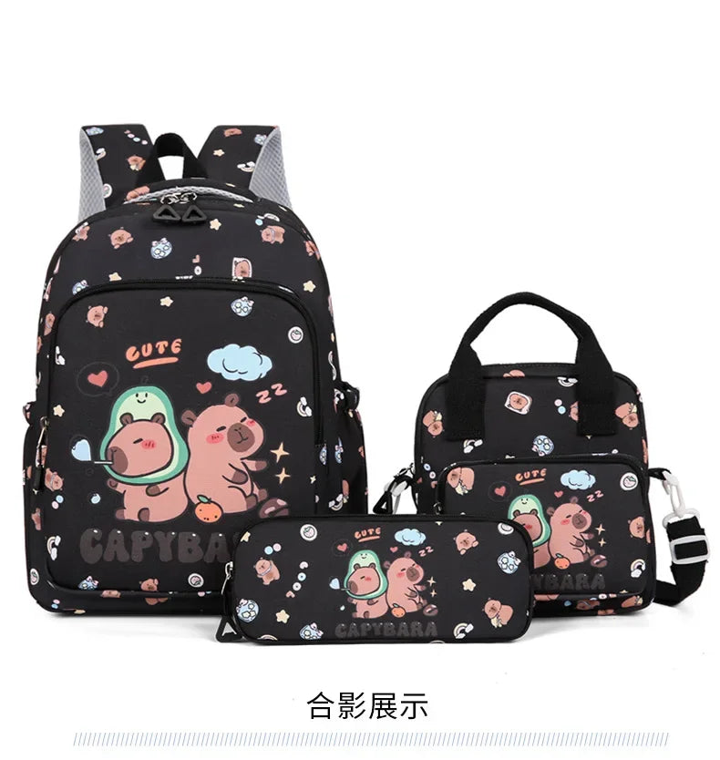 Colorful 3-Piece Backpack Set for School | Fun & Functional