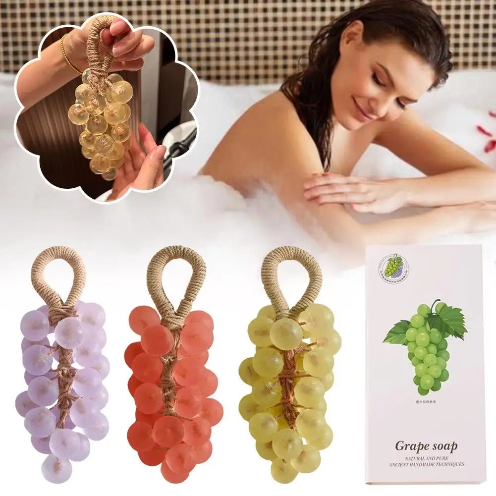 Handmade Crystal Grape Soap - Luxurious Scented Bath Experience