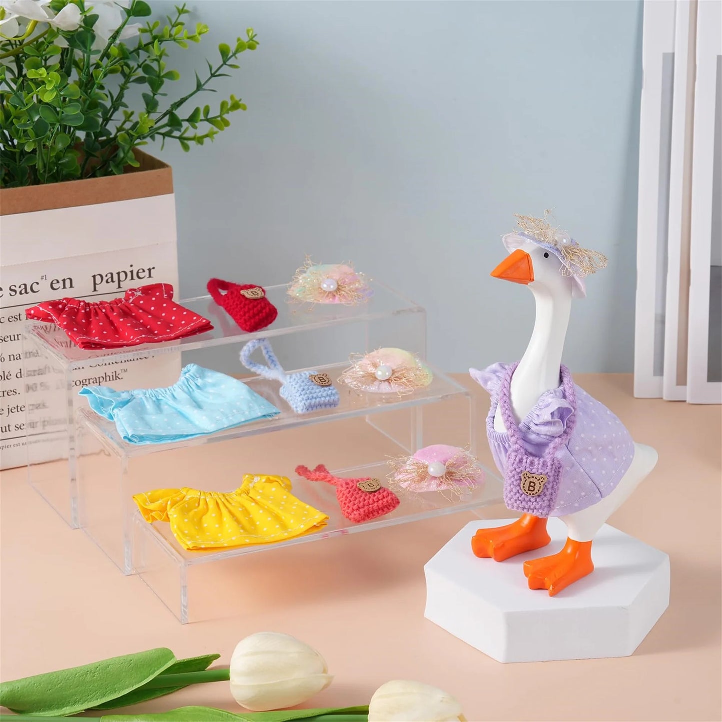 Adorable Mini Goose Wardrobe Set | Stylish Summer Attire & Accessories