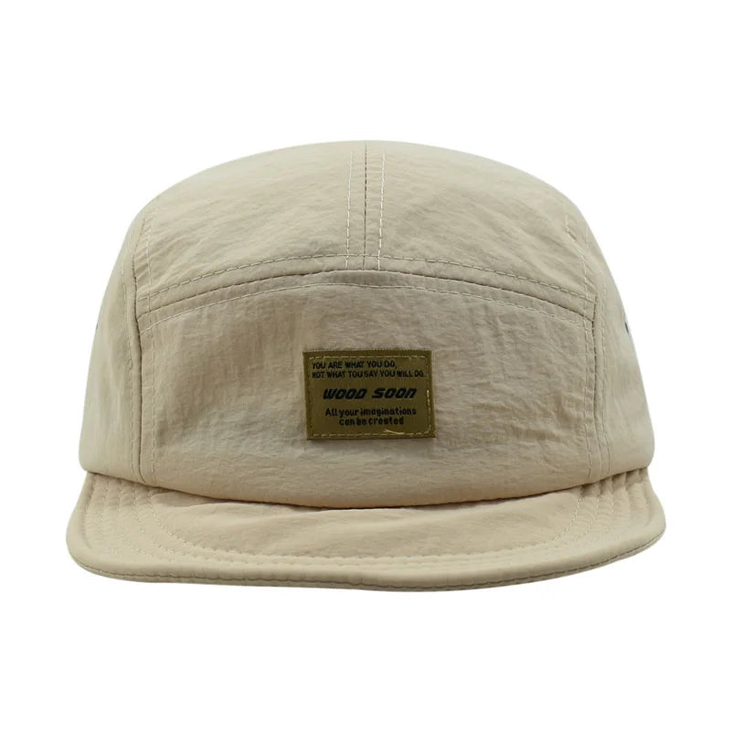 Adjustable 5 Panel Baseball Cap | Quick-Drying Sunscreen Hat