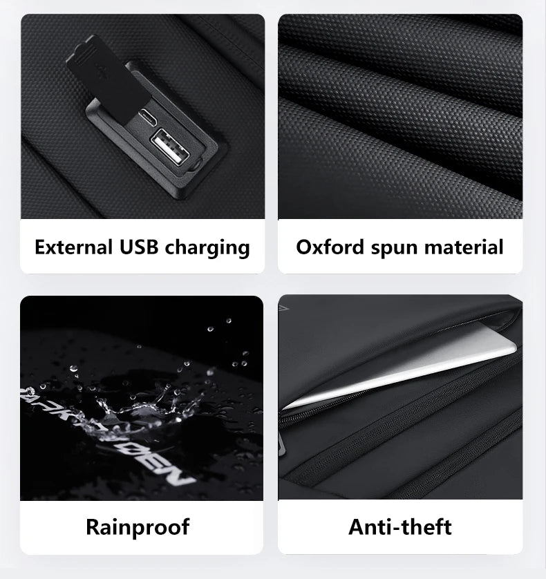 Large Capacity Waterproof Travel Bag for 15.6-inch Laptops