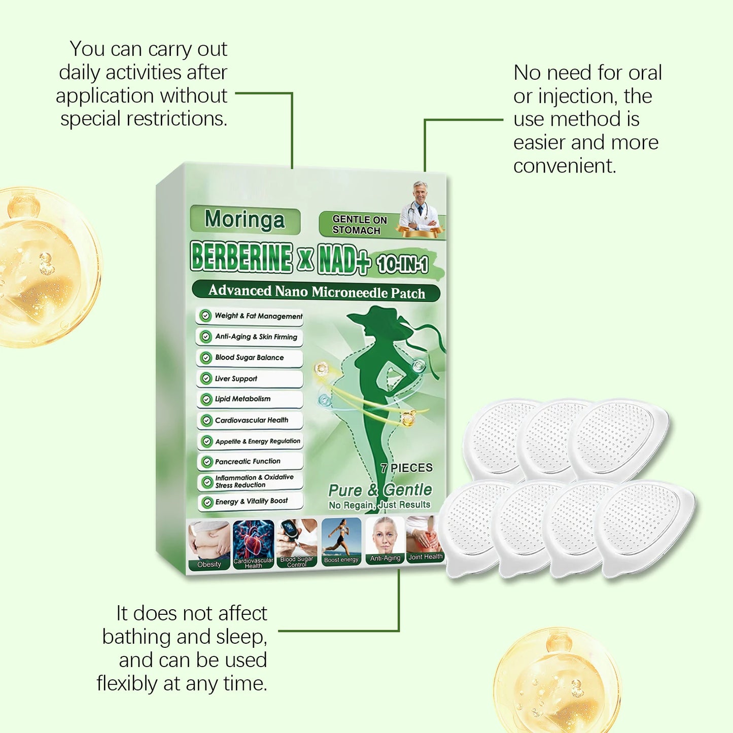 Moringa Body Care Patch | Lightweight Moisturizing Skin Patch