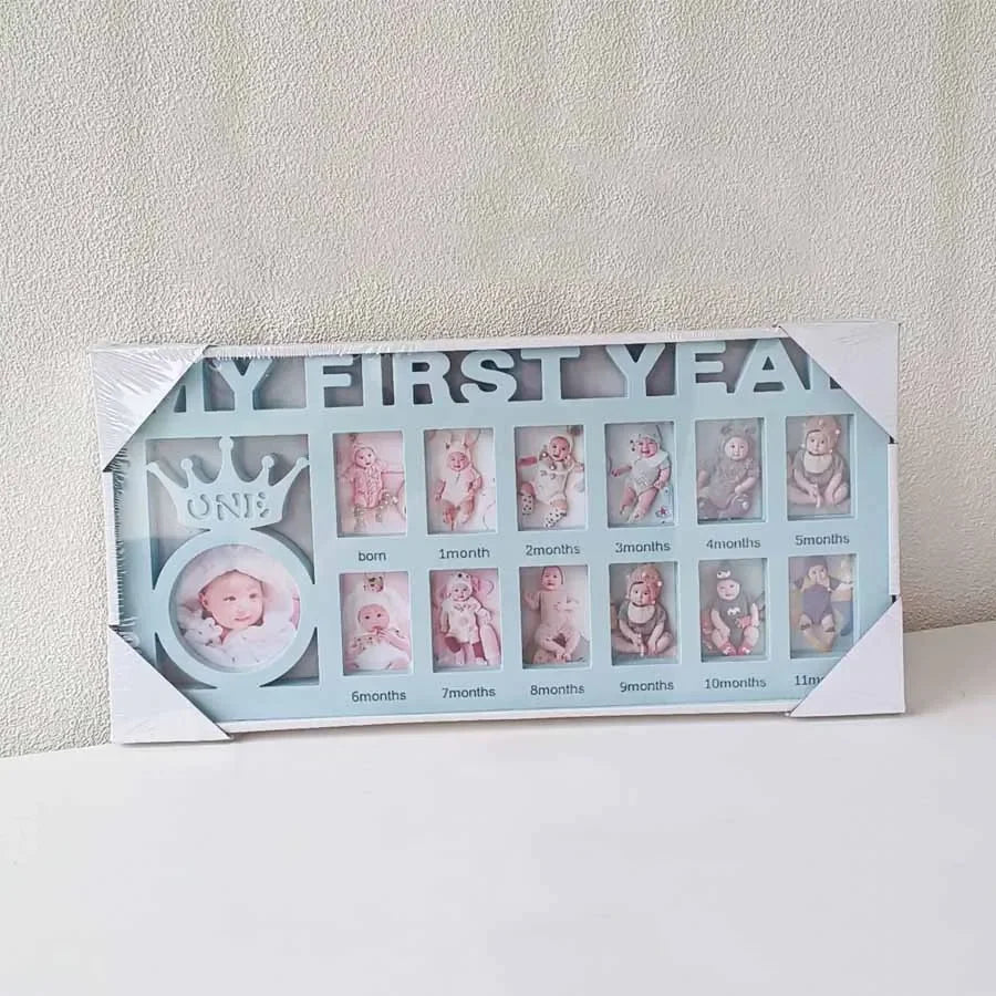 Newborn Baby Growth Photo Frame | My First Year Keepsake Gift