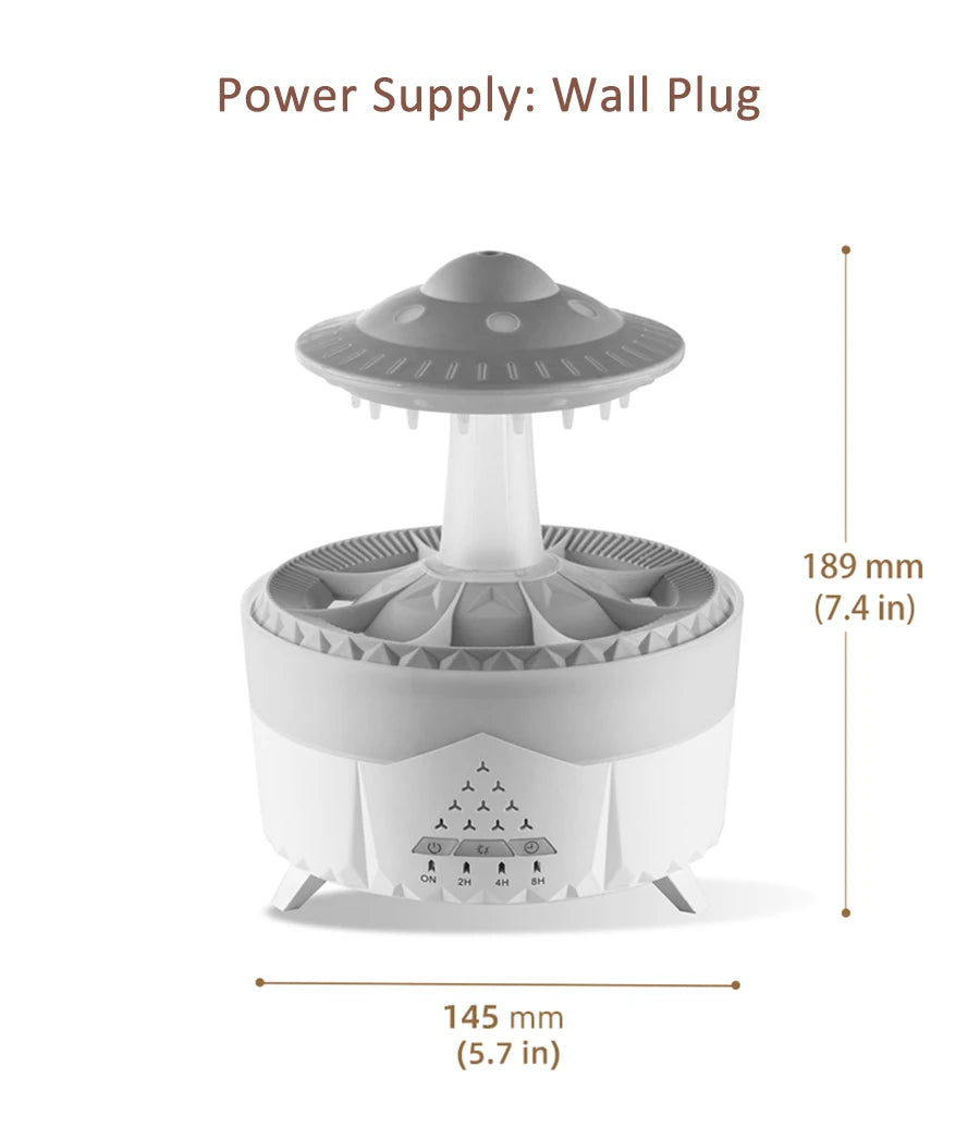 LED Aroma Diffuser with Remote | 7-Color Humidifier for Home