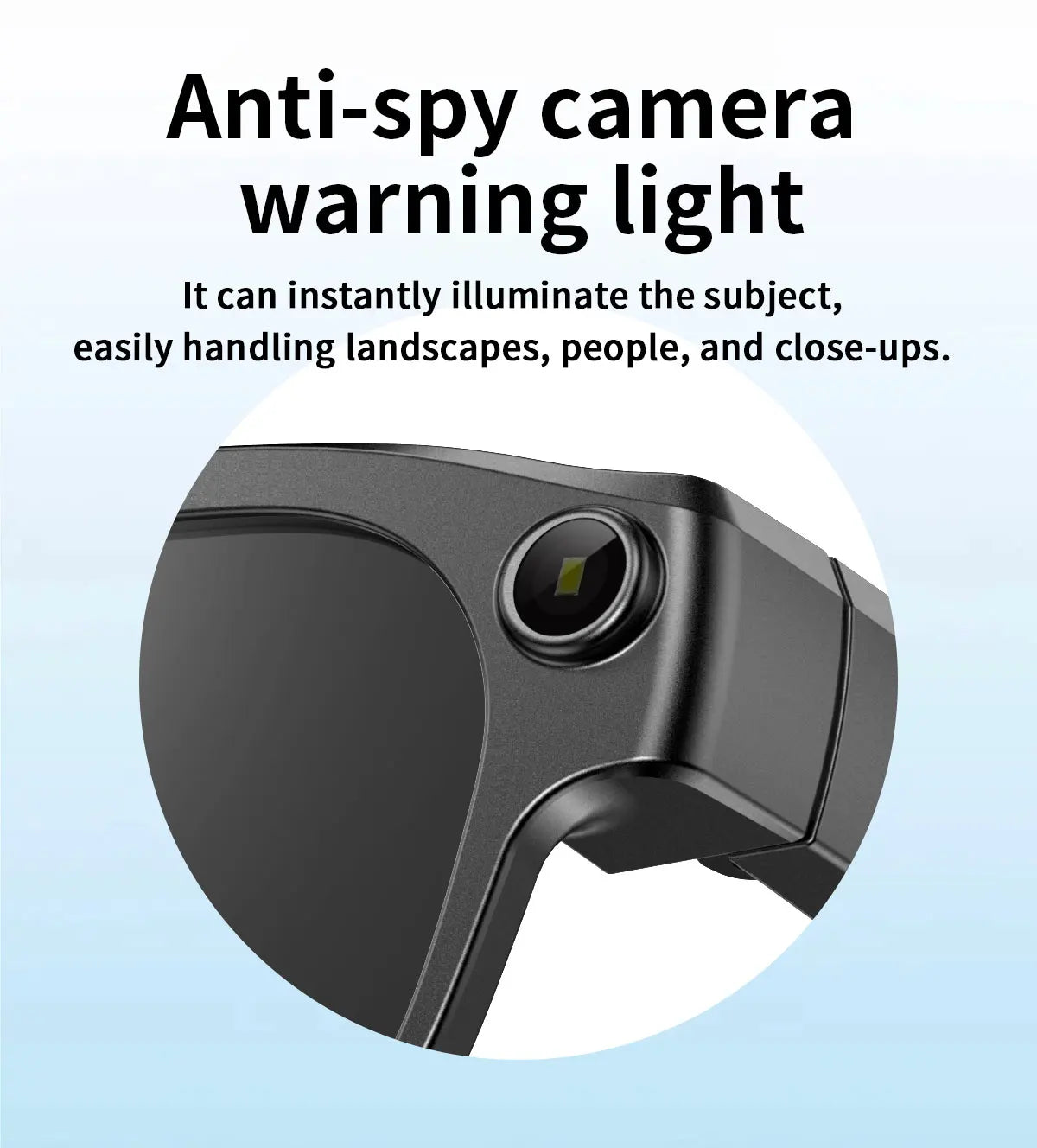 AI Smart Glasses with 8MP Camera & Multi-Language Translation