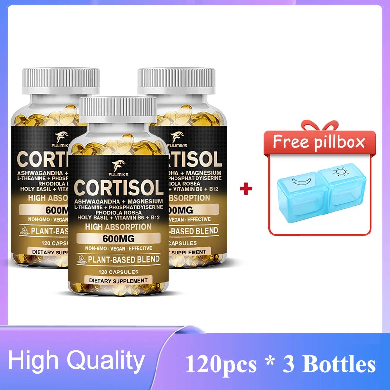 Premium Cortisol Softgel - Balance Stress & Boost Energy