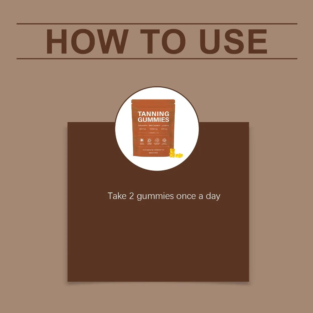 Melanin Tanning Gummies | Antioxidant Support for Outdoor Fun
