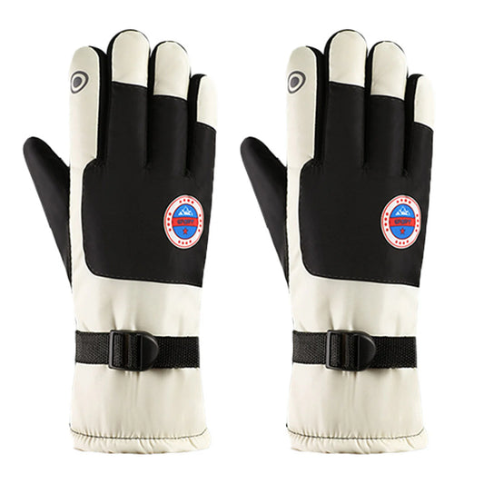 Winter Gloves Windproof Waterproof Thickened Anti-Slip Outdoor Sports Gloves Touchscreen Warm Skiing Cycling Cold Weather