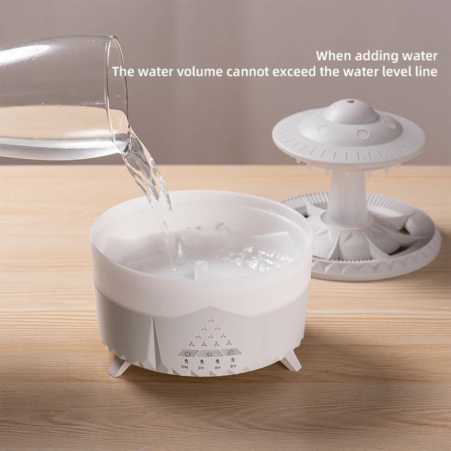LED Aroma Diffuser with Remote | 7-Color Humidifier for Home