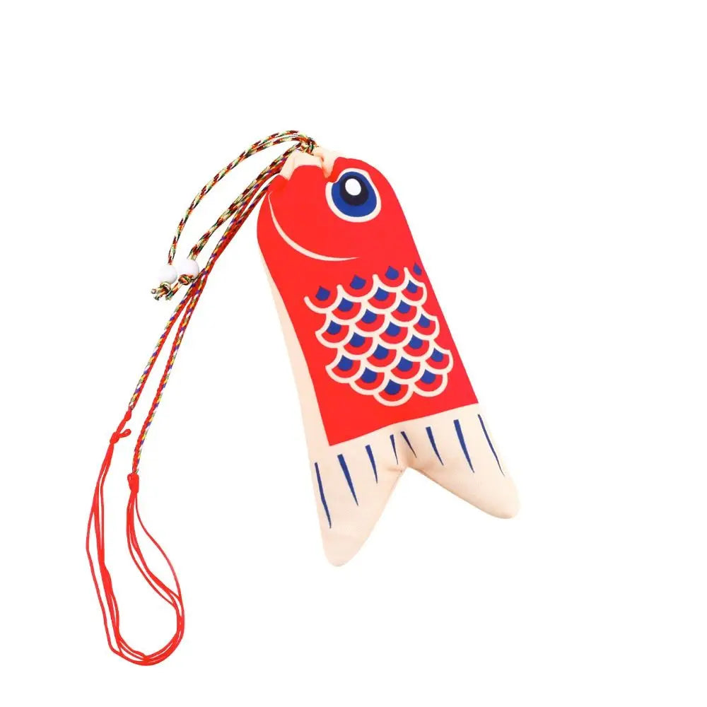 Koi Carp Blessing Bag | Japanese Style Ethnic Jewelry Pouch