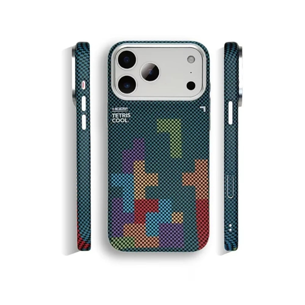 Magnetic Carbon Fiber Phone Case for iPhone 17 16 15 Pro Max