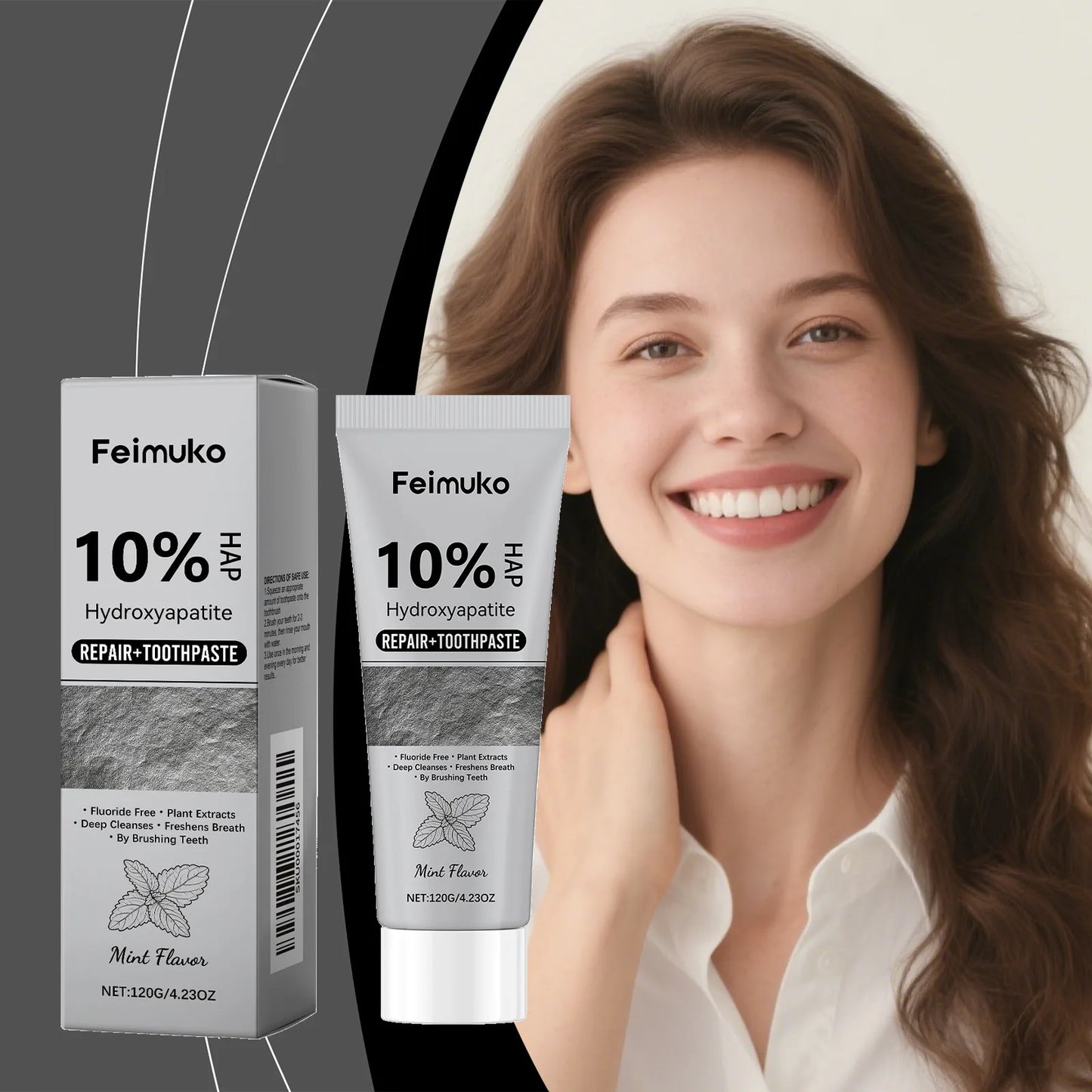 Mint Brightening Toothpaste | Gentle Daily Care for Healthy Smiles