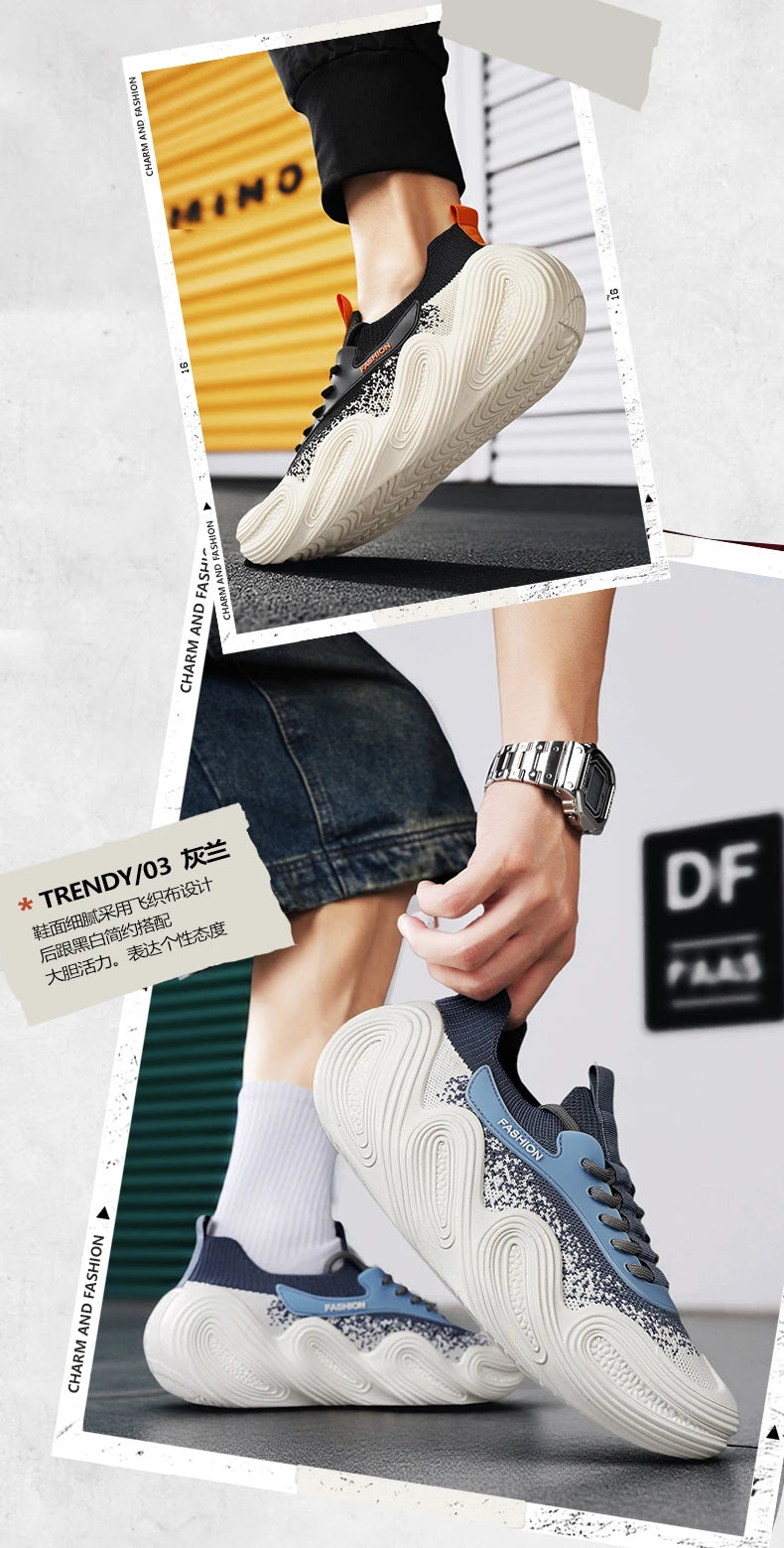 Men's Summer Mesh Casual Shoes | Lightweight Slip-On Sneakers