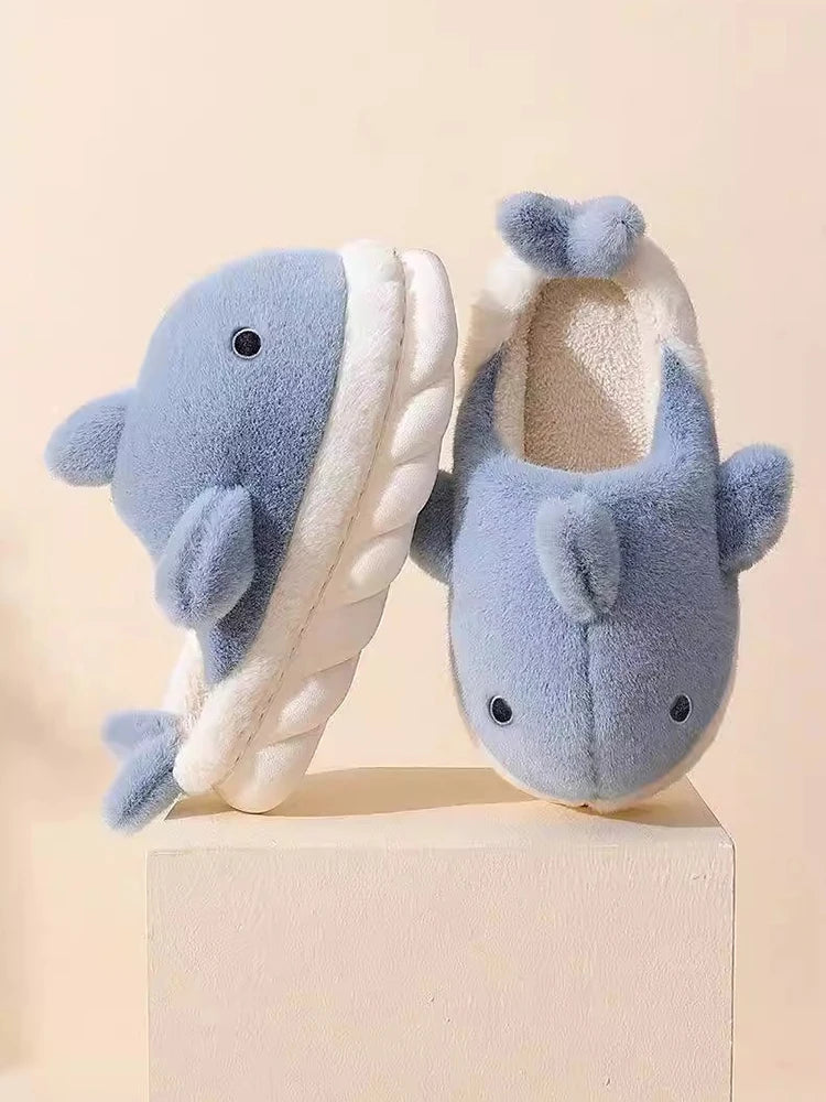 Winter Waterproof Corduroy Cotton Slippers | Cozy Indoor Footwear