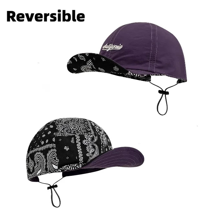 Men Women Short Brim Baseball Cap Quick Dry Waterproof Lightweight Adjustable Hat for Outdoor Sports Hiking Travel Daily Casual