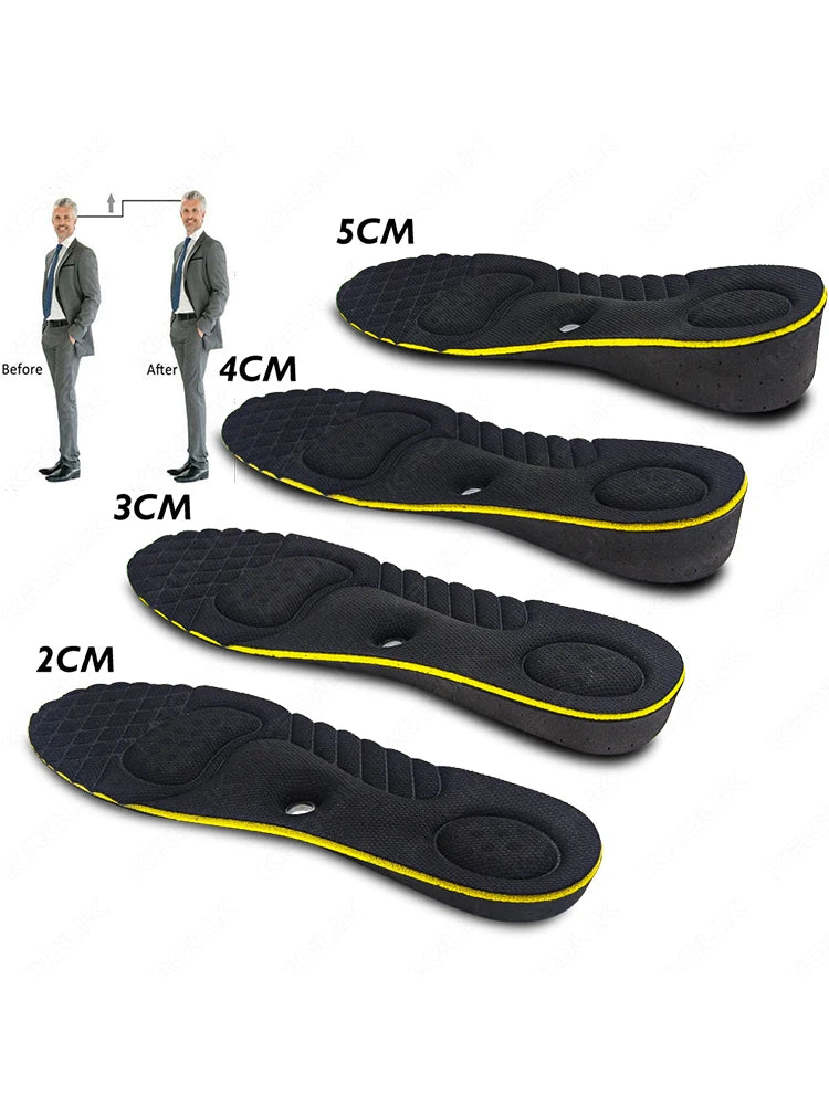 Invisible Height Increasing Insoles for All-Day Comfort