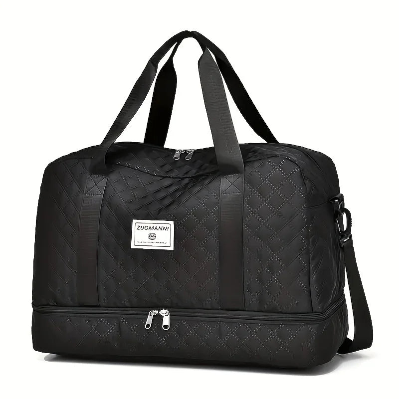 Large Capacity Luxury Duffel Bag | Travel Gym Tote with Pockets