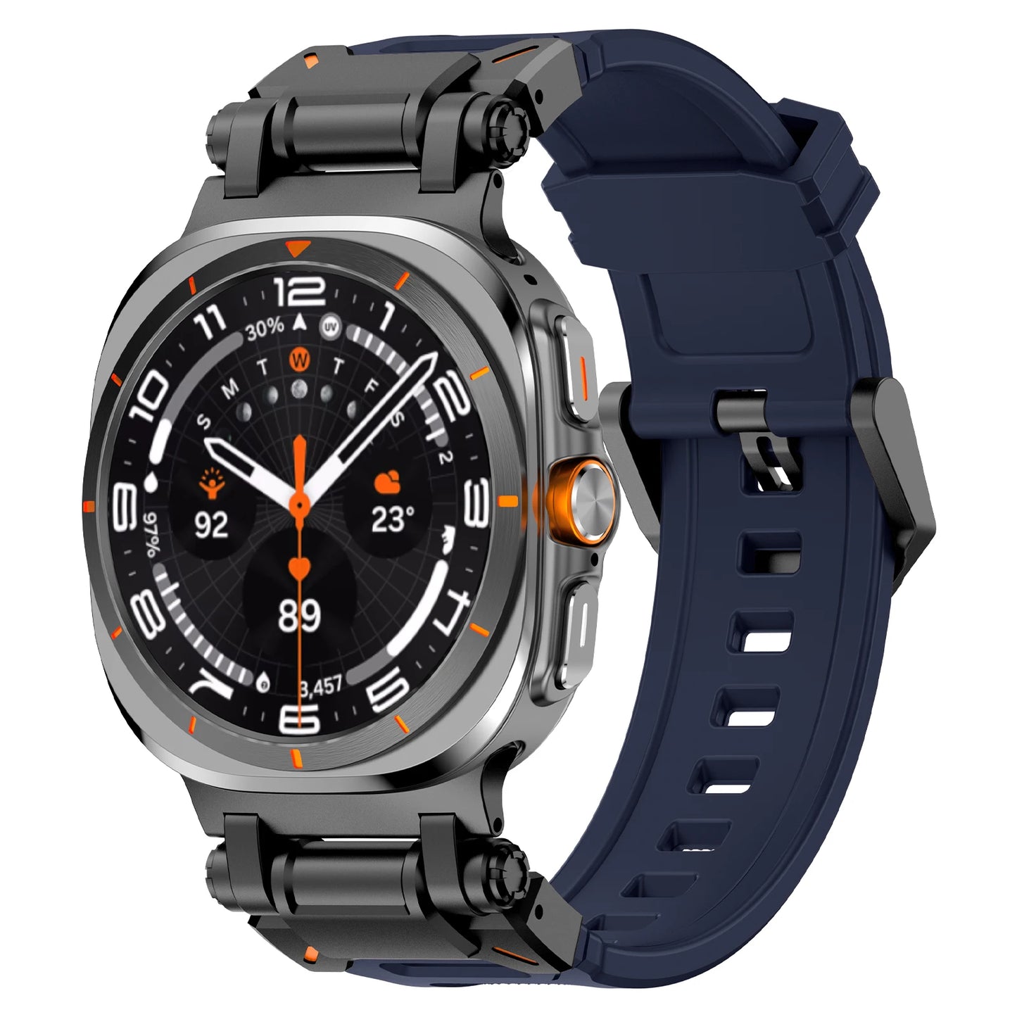 Luxury Rubber Strap for Galaxy Watches | Sporty & Comfortable Band
