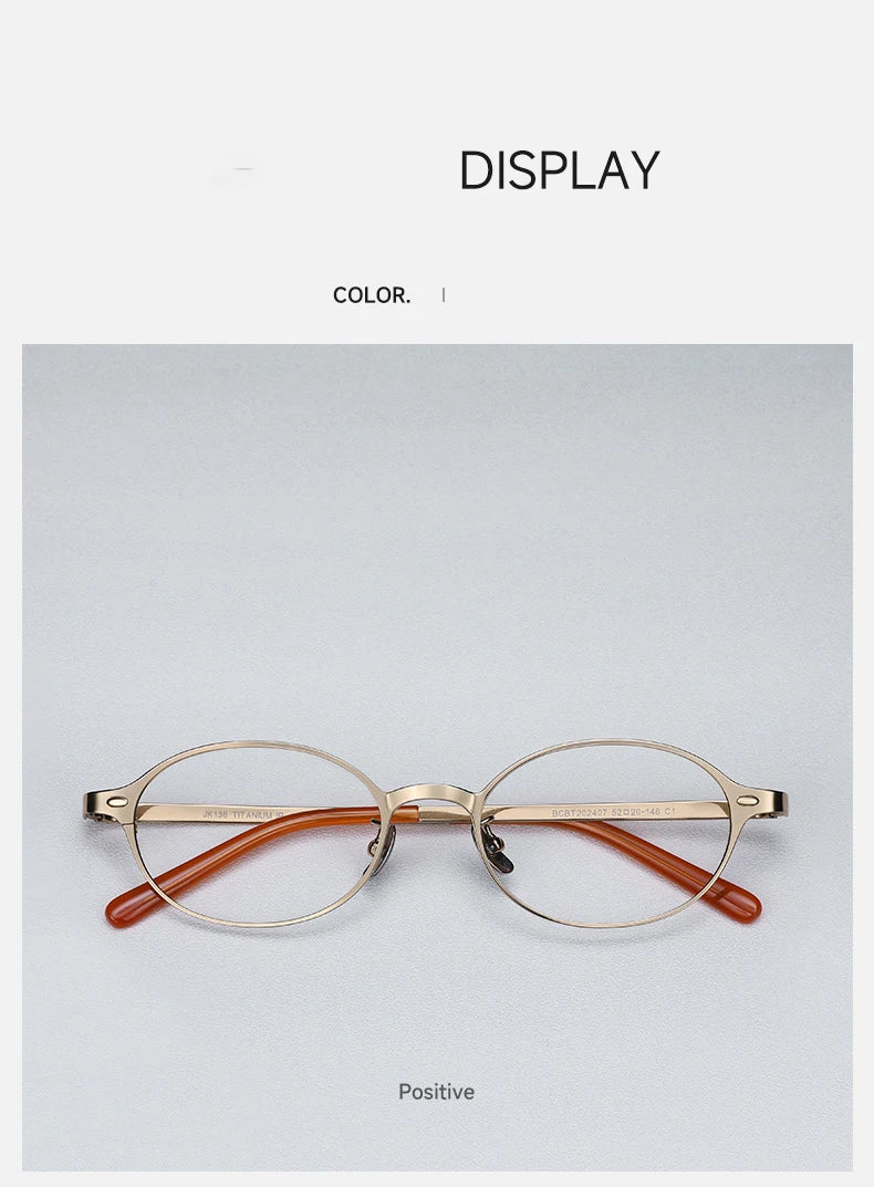 Oval Titanium Photochromic Sunglasses | Elegant Women's Eyewear