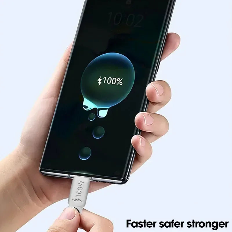 300W Super Fast Charging USB Type C Data Cable | Universal Compatibility